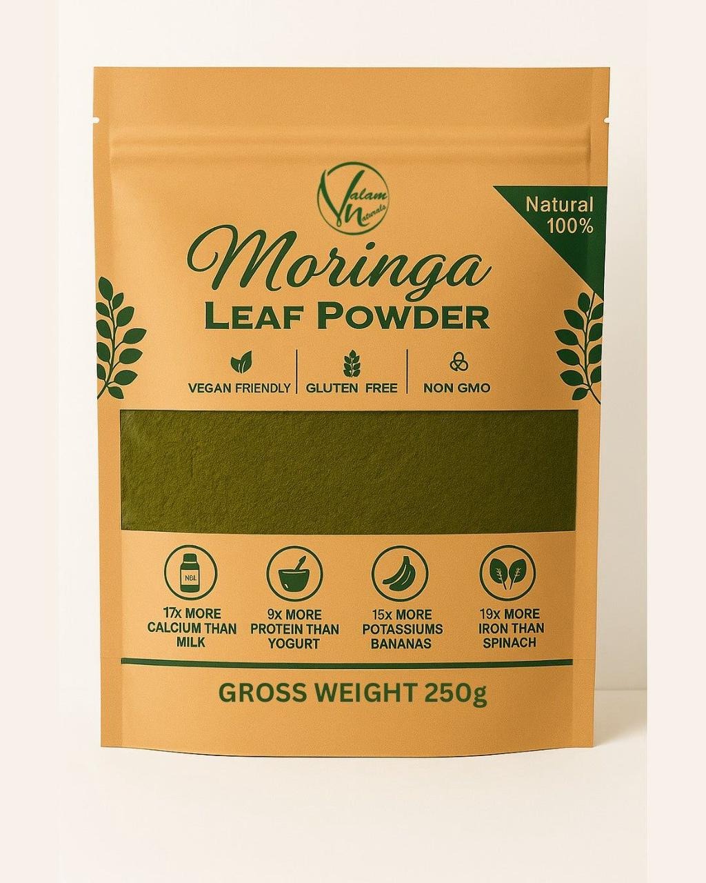 Organic Moringa Leaf Powder | Natural Superfood For Weight Loss