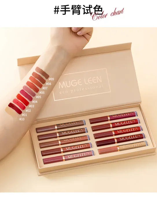 Mugeleen 12 Colors Lip Gloss Set